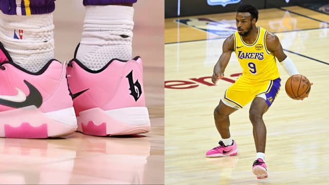 Bronny James Debuts New Nike Logo In Cleveland