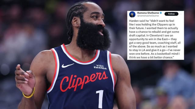 James Harden Praises The Cavaliers After Admitting Not Wanting To Hold The Clippers Back