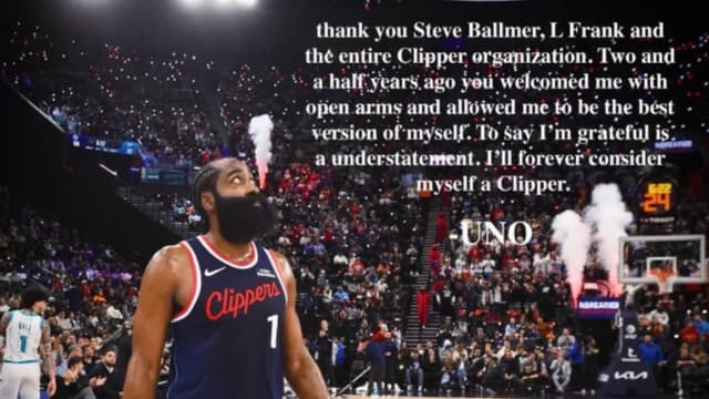 "Forever Consider Myself A Clipper": James Harden