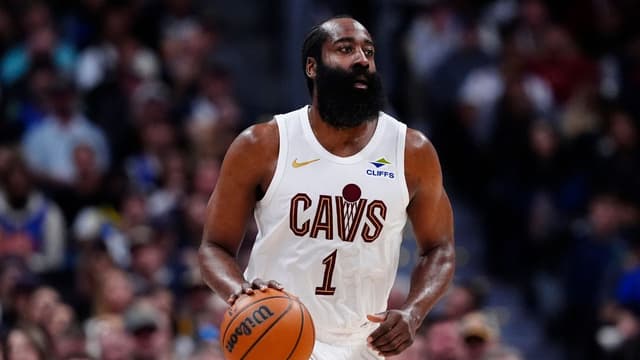 James Harden Drains Clutch Stepback 3 To Tie Nuggets-Cavs