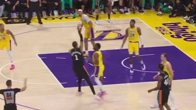 Bronny James Locks Down Victor Wembanyama