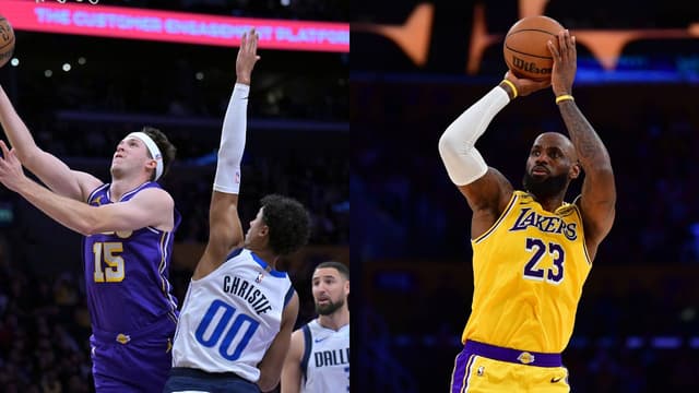 Austin Reaves Hilariously Steals 'Triple Double Securing' Rebound From LeBron James