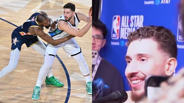 Alperen Sengun Asked About Kevin Durant's Excessive Phone Usage At The All-Star Game