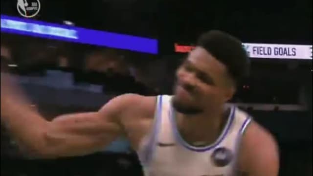 Giannis Gets T'd Up After Throwing The Ball At The Stanchion Vs Hawks