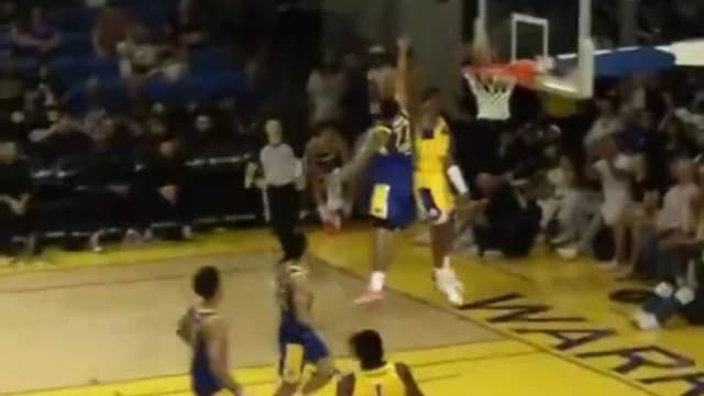 Bronny James Puts Warriors Player On Poster In The G-League