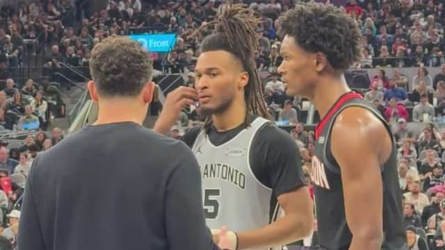 Stephon Castle Addresses Amen Thompson Eavesdropping On His Conversation With The Spurs HC