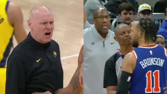 Jalen Brunson and Rick Carlisle Get Tangled Up In A War Of Words During Knicks-Pacers