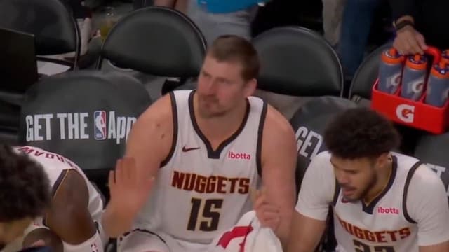Nikola Jokic Caught Pissed At Teammates Vs Lakers