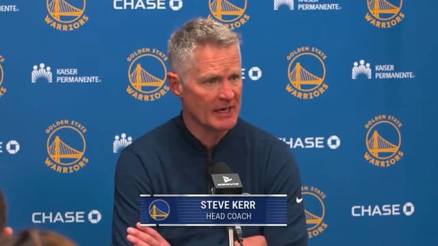 Steve Kerr Regrets Yelling At Will Richard During Warriors-Knicks