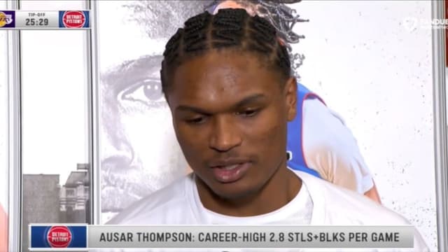 Ausar Thompson Catches Himself With A Massive 'Pause' Moment