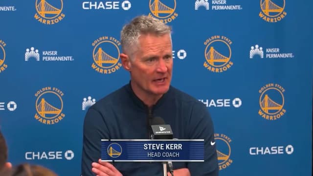 Steve Kerr Shares Positive News On Moses Moody's Gruesome Injury Vs Mavs