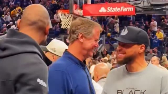 Steph Curry and Al Horford Were Caught Laughing At The Nets' Final Possession Vs Warriors