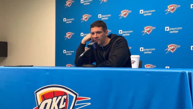 Mark Daigneault Speaks On Jalen Williams' Hamstring Injury Post Game 2