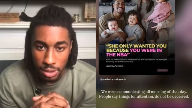 Jaden Ivey's Wife Clears Up Rumors on Her Only Wanting Him Because He Was "In The NBA"