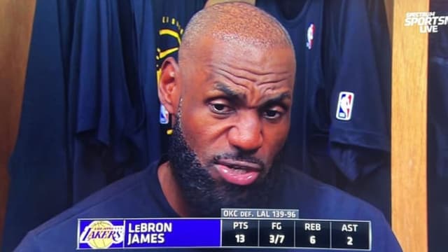 "It's One Game": LeBron James Unfazed By Loss To OKC