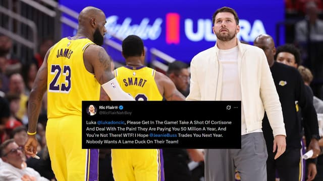 Ric Flair Insults Luka Doncic For Not Playing Game 1 Vs OKC
