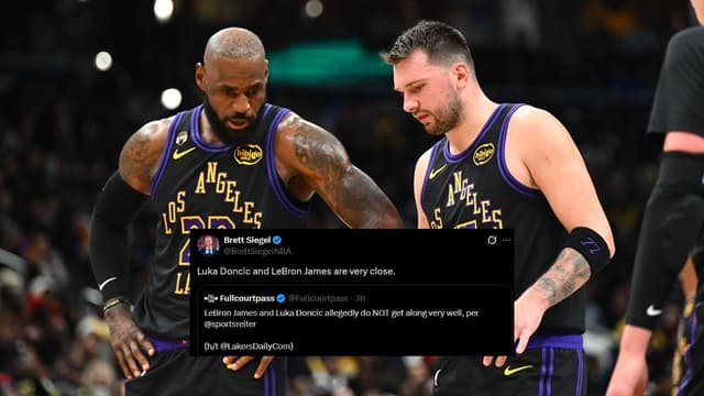 NBA Insider Refutes Report Of LeBron James And Luka Doncic Not Getting Along