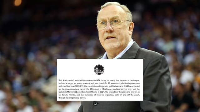 Warriors Release Statement On Rick Adelman's Passing
