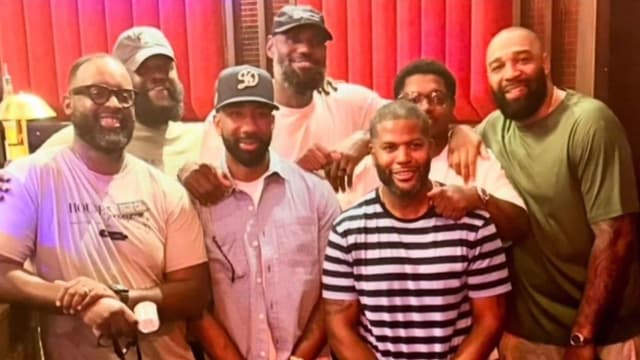 LeBron James Was With His SVSM Teammates In Cleveland Last Night