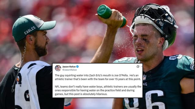 Jason Kelce Shuts Down Dov Kleiman’s Inaccurate “Water Boy” Post