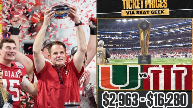 $2,963 to $16,280: Ticket Prices for Miami-Indiana Final Witness Spike