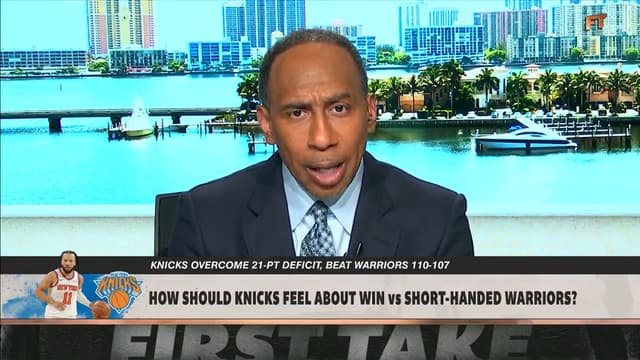 Stephen A. Smith 'Sick' After Knicks' Win Over Warriors, Puts Doubt on Any Finals Run