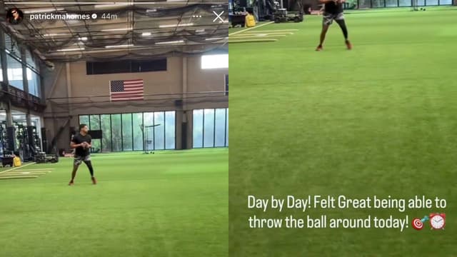 Patrick Mahomes Back Throwing After ACL Injury