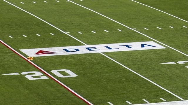Georgia Expands Delta Partnership, Adds Airline Logos to Sanford Stadium Field