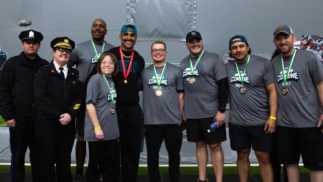 Jalen Hurts Joins Special Olympics Event at Eagles Facility