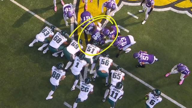 Vikings Try Wild New Way to Stop Eagles’ Tush Push, Jason Kelce Weighs In