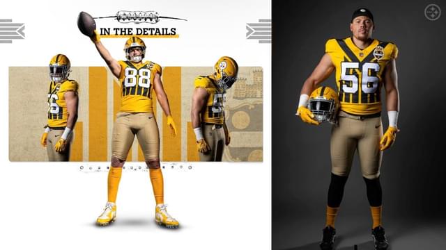 Steelers to Rock 1933-Inspired Gold-and-Black Throwbacks vs. Packers