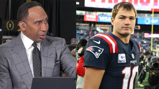 Stephen A. Smith Calls Drake Maye a ‘Liar’ After Cam Newton Jab