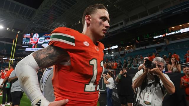 Mario Cristobal Praises Carson Beck’s Response After Poor Outing vs. Louisville