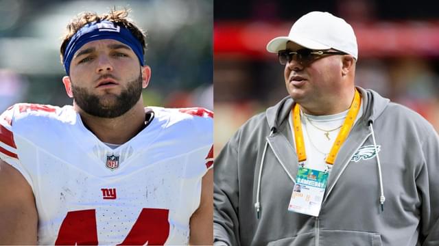 After Brutal Injury, Giants RB Cam Skattebo Gets Surprised By Eagles’ Dom DiSandro