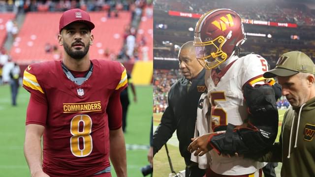 Marcus Mariota Spent Time With Jayden Daniels After Elbow Injury