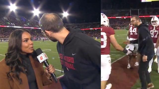 Andrew Luck’s Priceless Reaction to Stanford’s Fumble TD Goes Viral