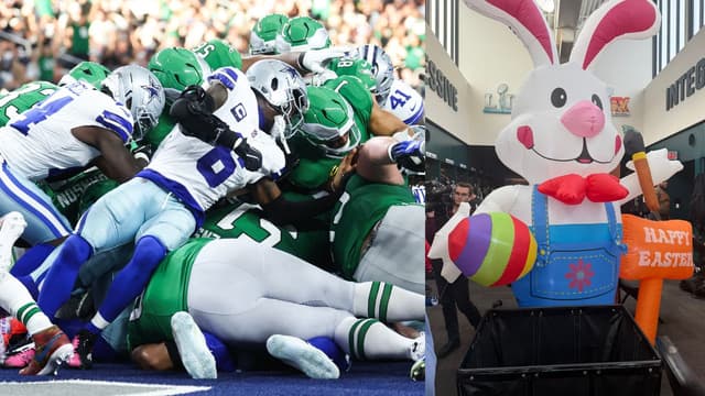 Eagles Add Inflatable ‘Positivity Rabbit’ to Locker Room Amid Tough Season