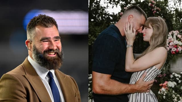 Jason Kelce Jokes About Going Shirtless at Travis Kelce–Taylor Swift Wedding