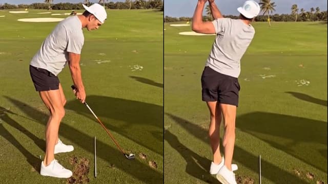 Tom Brady’s Smooth Golf Shot Goes Viral for an Unexpected Reason