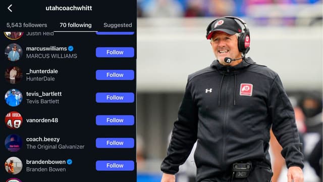 Fans Audit Kyle Whittingham’s Instagram Following, Declare Michigan’s Decision “Safe”