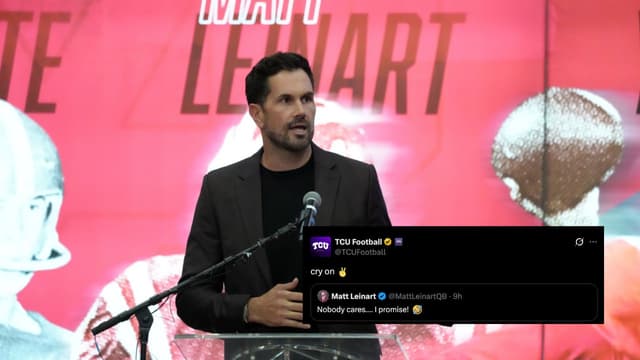 TCU Trolls Matt Leinart With “Cry On” After Alamo Bowl Stunner