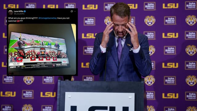 Lane Kiffin Calls Out College GameDay Cast for Picking Georgia Over Ole Miss