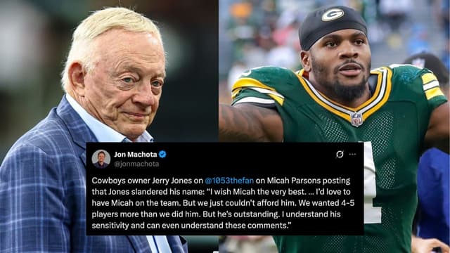Jerry Jones Breaks Silence on Micah Parsons’ ‘Slander’ Claim