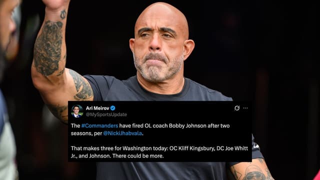 Commanders Fire OL Coach Bobby Johnson