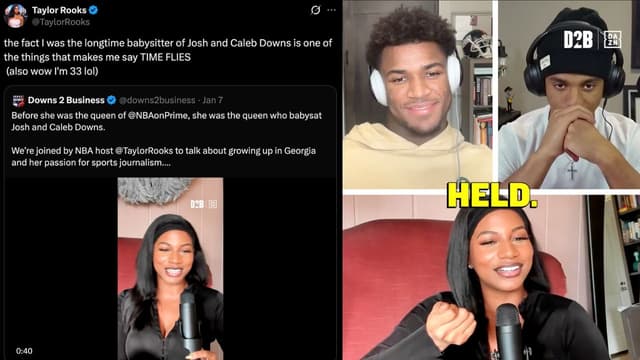 Taylor Rooks Reveals She Once Babysat Josh and Caleb Downs
