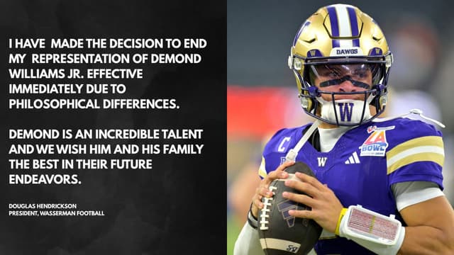 Agent Cuts Ties With Demond Williams Amid $4M NIL Dispute