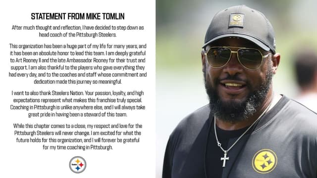 “It’s Been an Honor”: Mike Tomlin Releases First Statement