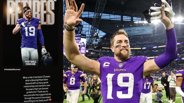 Vikings Legend Adam Thielen Retires After 13 NFL Seasons