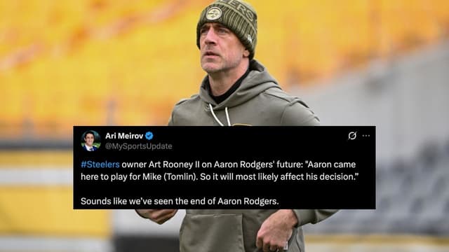 Steelers Owner Casts Doubt on Aaron Rodgers’ Future After Tomlin Exit