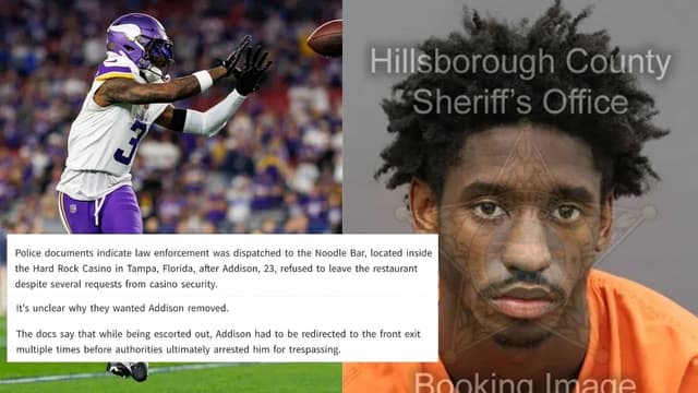 Police: Jordan Addison Ignored Requests to Leave Tampa Casino